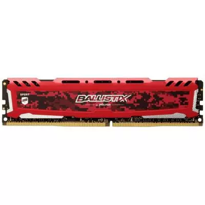 Модуль памяти для компьютера DDR4 8GB 2666 MHz Ballistix Sport LT Red Micron (BLS8G4D26BFSEK)