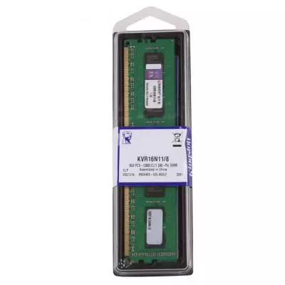 Модуль памяти для компьютера DDR3 8GB 1600 MHz Kingston (KVR16N11/8) - 1 Модуль памяти для компьютера DDR3 8GB 1600 MHz Kingston (KVR16N11/8) - 1