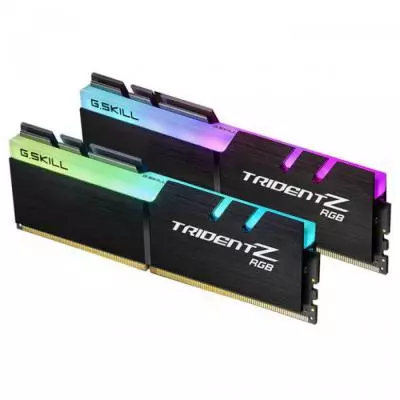 Модуль памяти для компьютера DDR4 32GB (2x16GB) 3600 MHz Trident Z RGB G.Skill (F4-3600C17D-32GTZR) - 1