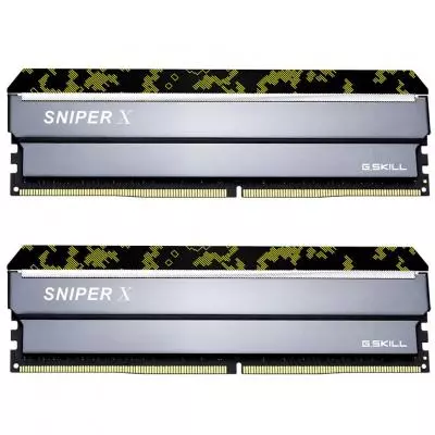 Модуль памяти для компьютера DDR4 16GB (2x8GB) 2400 MHz Sniper X G.Skill (F4-2400C17D-16GSXK)