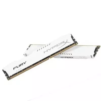 Модуль памяти для компьютера DDR4 16GB (2x8GB) 3466 MHz HyperX FURY White Kingston Fury (ex.HyperX) (HX434C19FW2K2/16) - 3