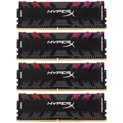 Модуль памяти для компьютера DDR4 32GB (4x8GB) 2933 MHz HyperX Predator Kingston Fury (ex.HyperX) (HX429C15PB3AK4/32)