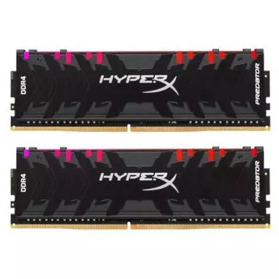 Модуль памяти для компьютера DDR4 16GB (2x8GB) 3200 MHz HyperX Predator RGB Kingston Fury (ex.HyperX) (HX432C16PB3AK2/16)