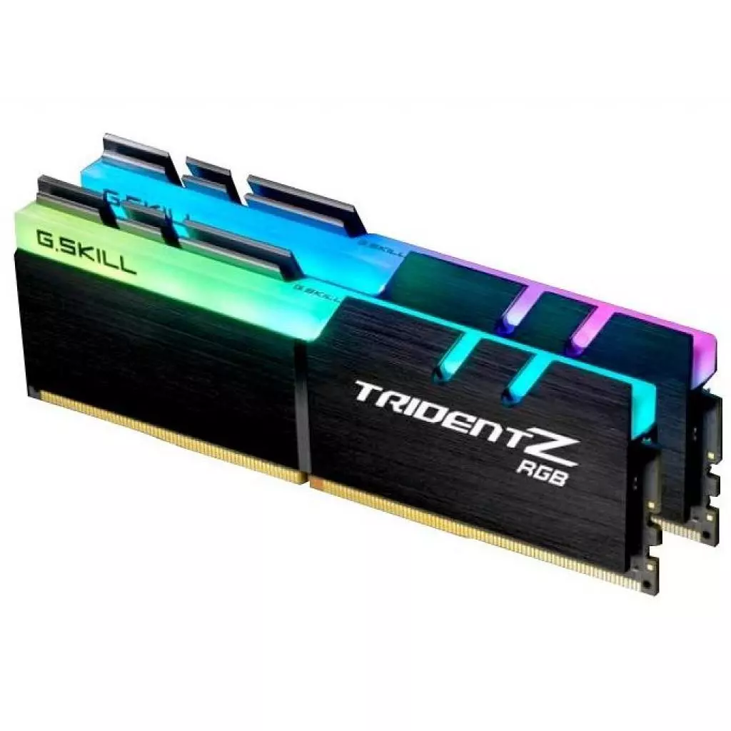 Модуль памяти для компьютера DDR4 32GB (2x16GB) 3000 MHz Trident Z RGB G.Skill (F4-3000C16D-32GTZR) - 1