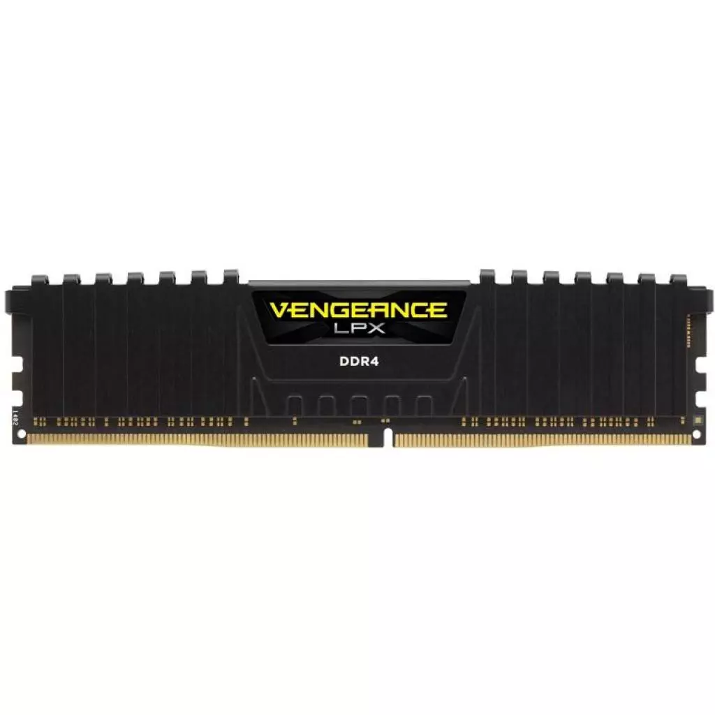 Модуль памяти для компьютера DDR4 16GB 2400 MHz Vengeance LPX Black Corsair (CMK16GX4M1A2400C16)
