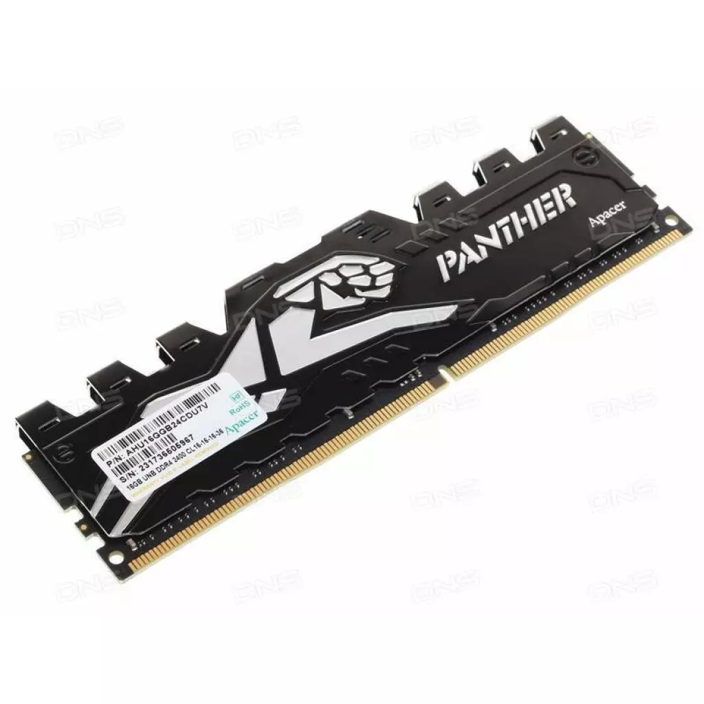Модуль памяти для компьютера DDR4 8GB 3000 MHz Panther Silver Apacer (EK.08G2Z.GJF) - 1 Модуль памяти для компьютера DDR4 8GB 3000 MHz Panther Silver Apacer (EK.08G2Z.GJF) - 1