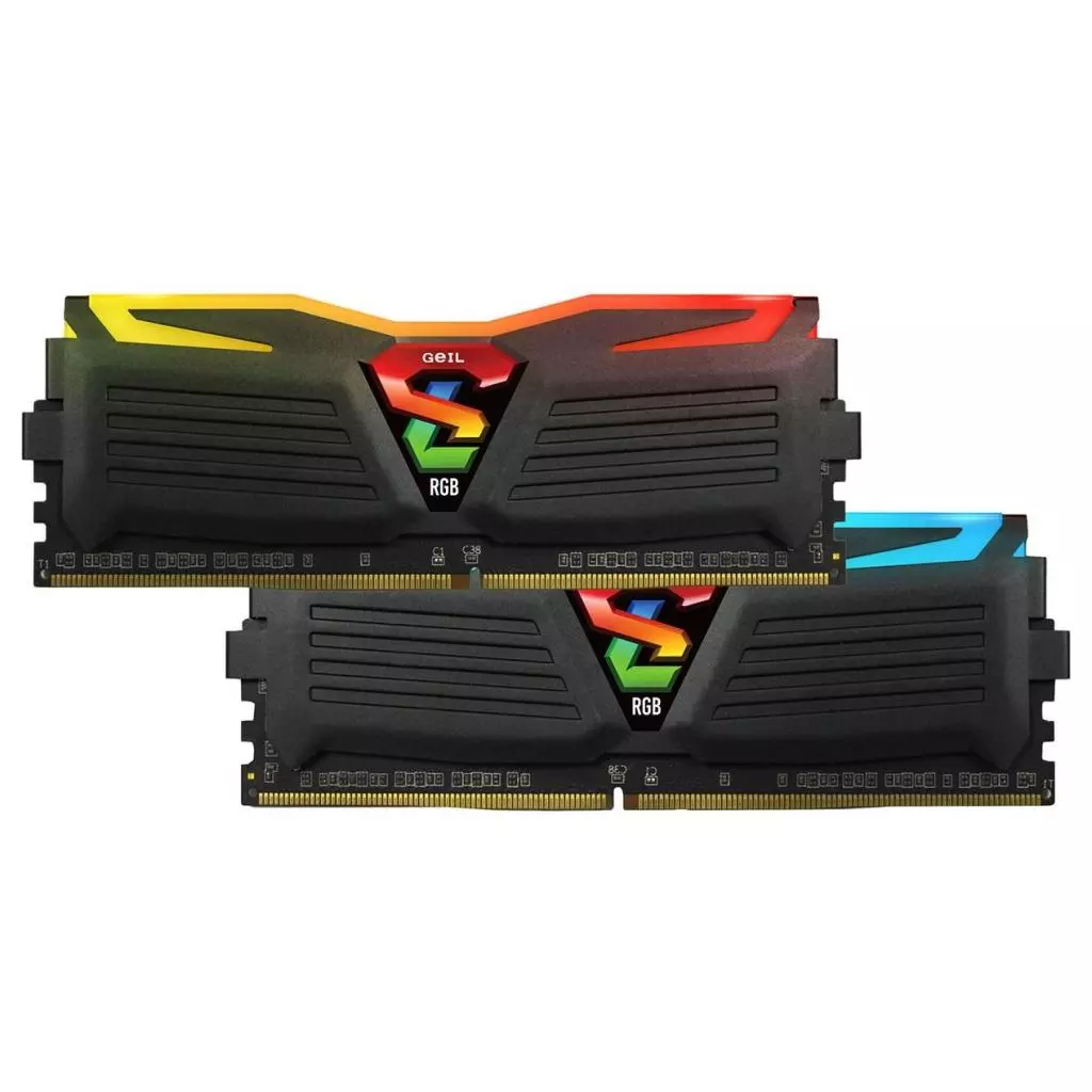 Модуль памяти для компьютера DDR4 16GB (2x8GB) 2666 MHz Super Luce RGB Geil (GLS416GB2666C16ADC) - 3