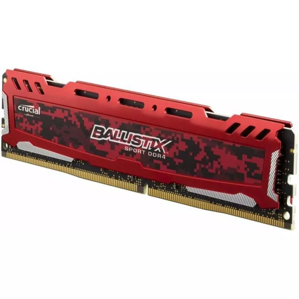 Модуль памяти для компьютера DDR4 8GB (2x4GB) 2400 MHz Ballistix Sport Red Micron (BLS2K4G4D240FSE) - 1 Модуль памяти для компьютера DDR4 8GB (2x4GB) 2400 MHz Ballistix Sport Red Micron (BLS2K4G4D240FSE) - 1