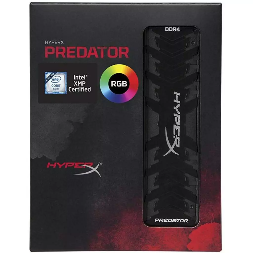 Модуль памяти для компьютера DDR4 8GB 3000 MHz HyperX Predator RGB Kingston Fury (ex.HyperX) (HX430C15PB3A/8) - 5