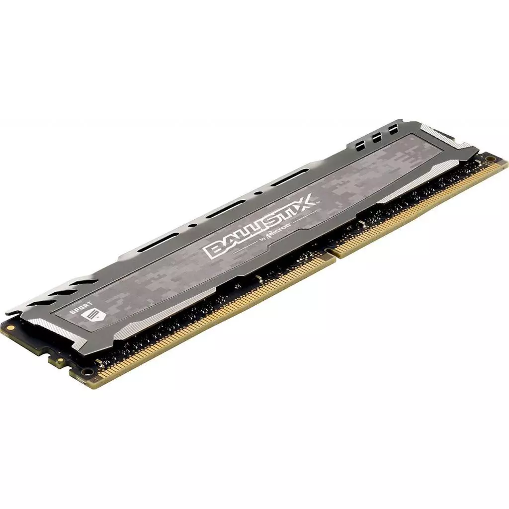 Модуль памяти для компьютера DDR4 8GB 2666 MHz Ballistix Sport Micron (BLS8G4D26BFSBK) - 2 Модуль памяти для компьютера DDR4 8GB 2666 MHz Ballistix Sport Micron (BLS8G4D26BFSBK) - 2