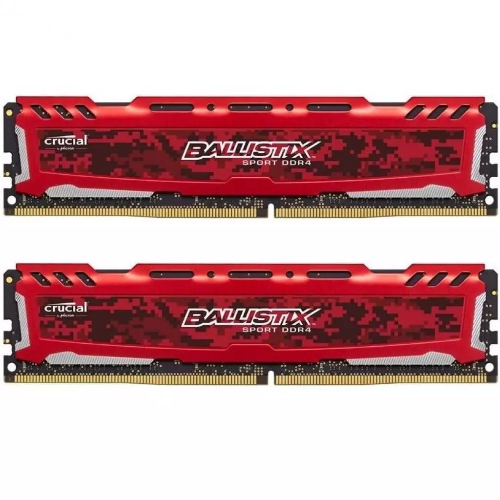 Модуль памяти для компьютера DDR4 8GB (2x4GB) 2666 MHz Ballistix Sport Micron (BLS2K4G4D26BFSE)
