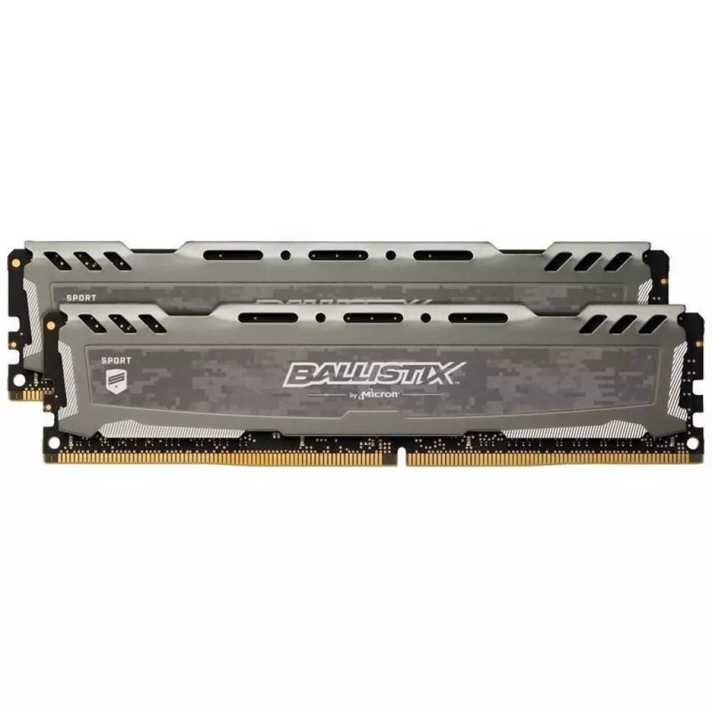 Модуль памяти для компьютера DDR4 32GB (2x16GB) 2666 MHz Ballistix Sport Micron (BLS2K16G4D26BFSB)