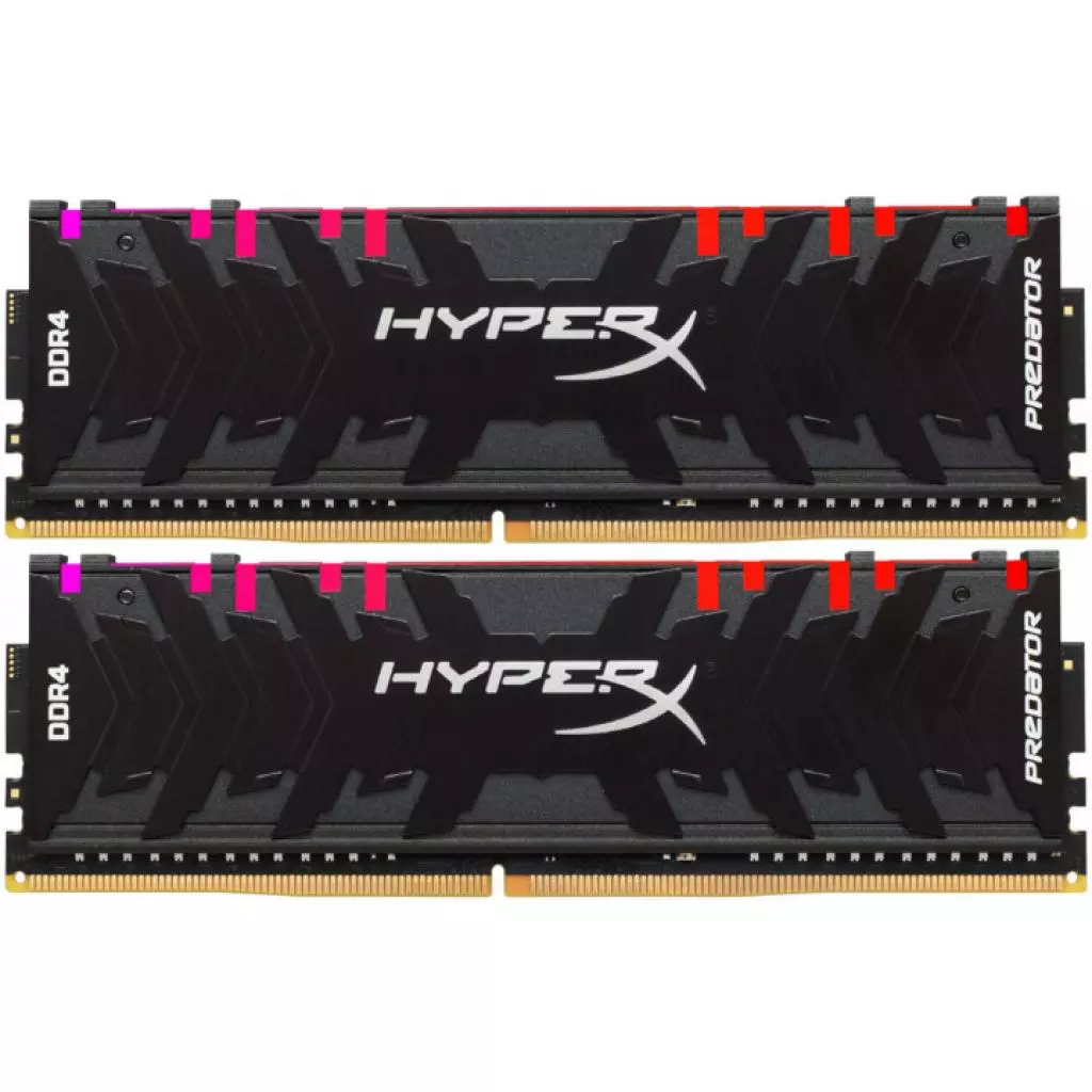 Модуль памяти для компьютера DDR4 16GB (2x8GB) 4000 MHz HyperX Predator RGB Kingston Fury (ex.HyperX) (HX440C19PB3AK2/16)