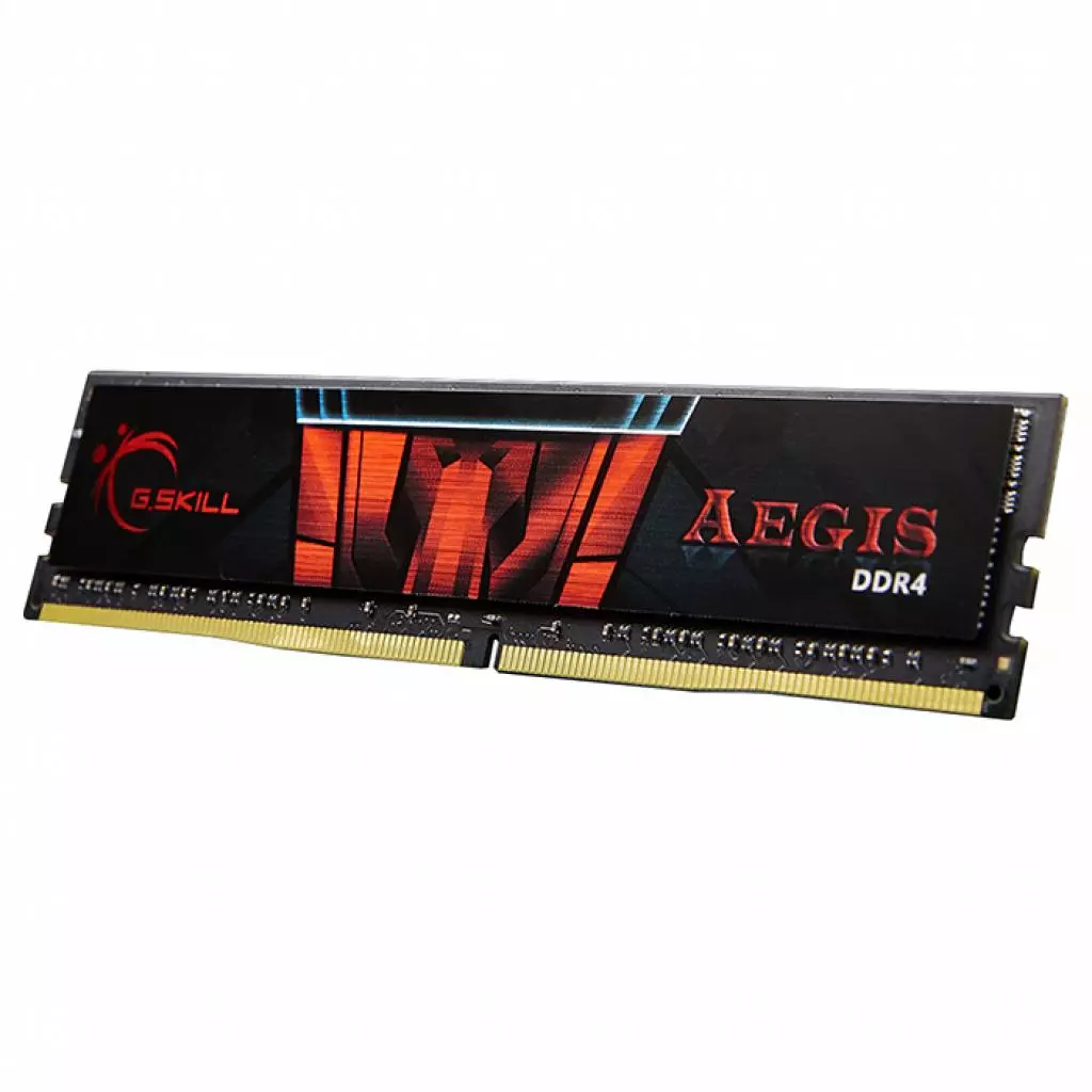 Модуль памяти для компьютера DDR4 16GB 2666 MHz AEGIS Black G.Skill (F4-2666C19S-16GIS) - 1 Модуль памяти для компьютера DDR4 16GB 2666 MHz AEGIS Black G.Skill (F4-2666C19S-16GIS) - 1
