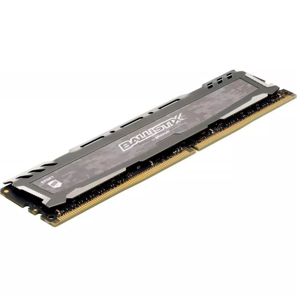 Модуль памяти для компьютера DDR4 8GB 3000 MHz Ballistix Sport LT Gray Micron (BLS8G4D30AESBK) - 2
