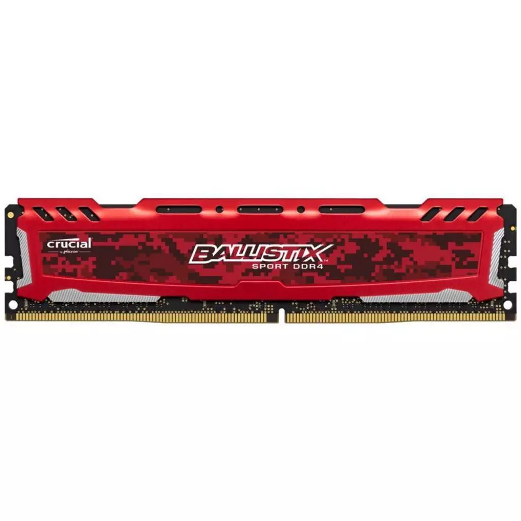 Модуль памяти для компьютера DDR4 8GB 3000 MHz Ballistix Sport Red Micron (BLS8G4D30AESEK)