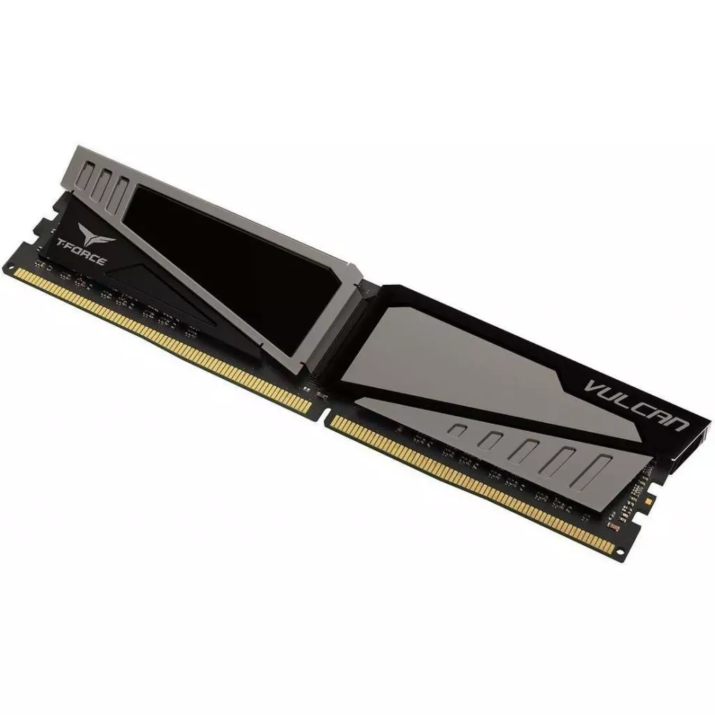 Модуль памяти для компьютера DDR4 8GB 2400 MHz T-Force Vulcan Gray Team (TLGD48G2400HC1601) - 3