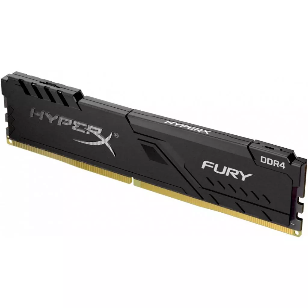 Модуль памяти для компьютера DDR4 4GB 2400 MHz HyperX FURY Black Kingston Fury (ex.HyperX) (HX424C15FB3/4) - 1 Модуль памяти для компьютера DDR4 4GB 2400 MHz HyperX FURY Black Kingston Fury (ex.HyperX) (HX424C15FB3/4) - 1