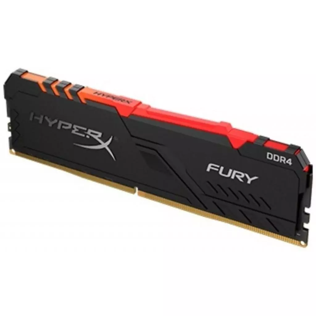 Модуль памяти для компьютера DDR4 8GB 3200 MHz HyperX FURY RGB Kingston Fury (ex.HyperX) (HX432C16FB3A/8) - 1 Модуль памяти для компьютера DDR4 8GB 3200 MHz HyperX FURY RGB Kingston Fury (ex.HyperX) (HX432C16FB3A/8) - 1