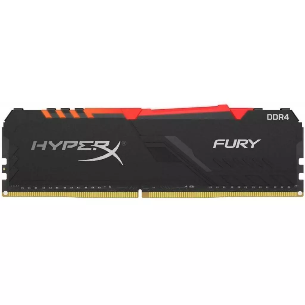 Модуль памяти для компьютера DDR4 8GB 3200 MHz HyperX FURY RGB Kingston Fury (ex.HyperX) (HX432C16FB3A/8)
