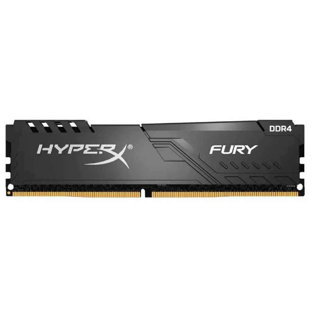 Модуль памяти для компьютера DDR4 8GB 2400 MHz HyperX FURY Black Kingston Fury (ex.HyperX) (HX424C15FB3/8)