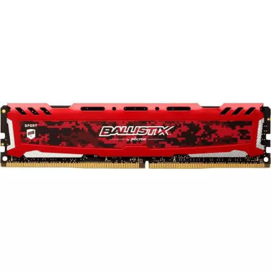 Модуль памяти для компьютера DDR4 16GB 3000 MHz Ballistix Sport Red Micron (BLS16G4D30AESE)