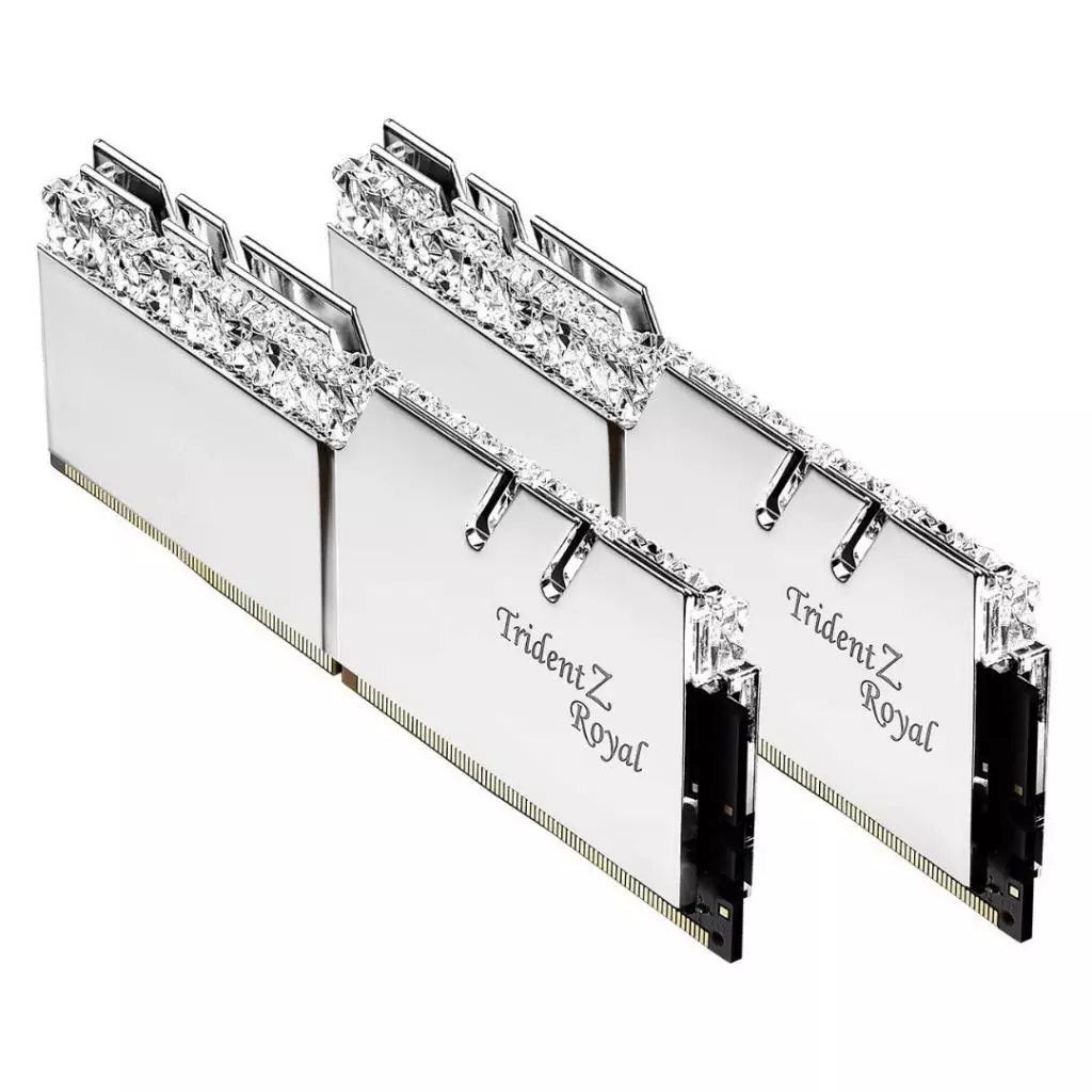 Модуль памяти для компьютера DDR4 16GB (2x8GB) 3600 MHz Trident Z RGB Royal Silver G.Skill (F4-3600C18D-16GTRS) - 3 Модуль памяти для компьютера DDR4 16GB (2x8GB) 3600 MHz Trident Z RGB Royal Silver G.Skill (F4-3600C18D-16GTRS) - 3