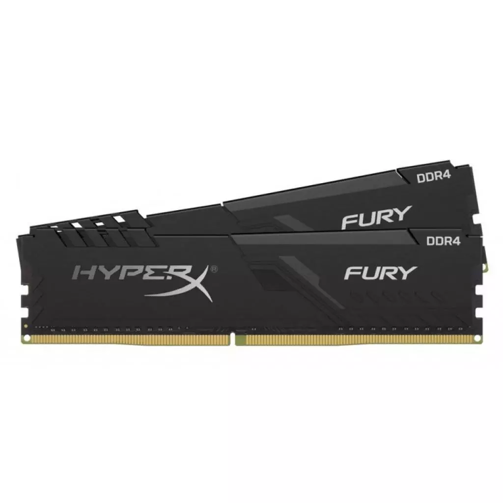 Модуль памяти для компьютера DDR4 32GB (2x16GB) 2400 MHz HyperX FURY Black Kingston Fury (ex.HyperX) (HX424C15FB3K2/32) - 1 Модуль памяти для компьютера DDR4 32GB (2x16GB) 2400 MHz HyperX FURY Black Kingston Fury (ex.HyperX) (HX424C15FB3K2/32) - 1
