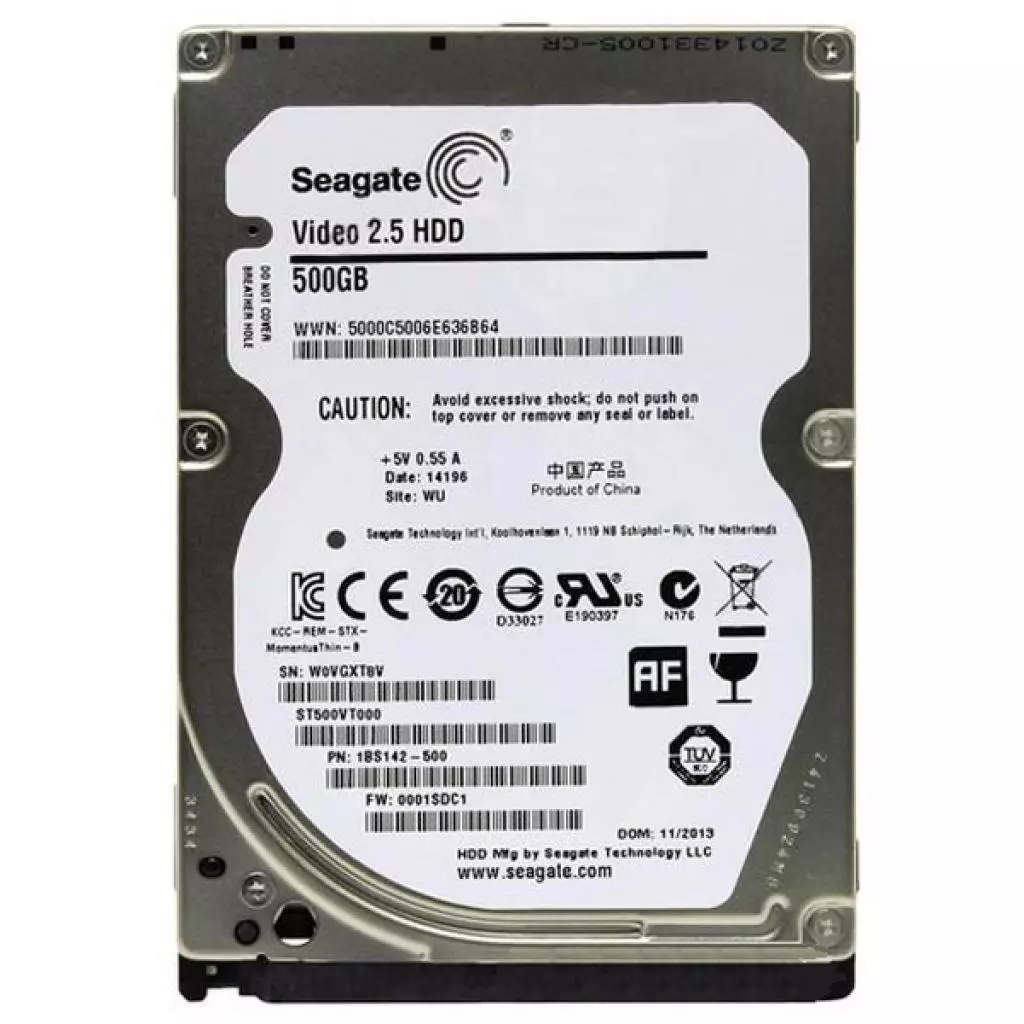 Жесткий диск для ноутбука 2.5" 500GB Seagate (# ST500VT000 #)