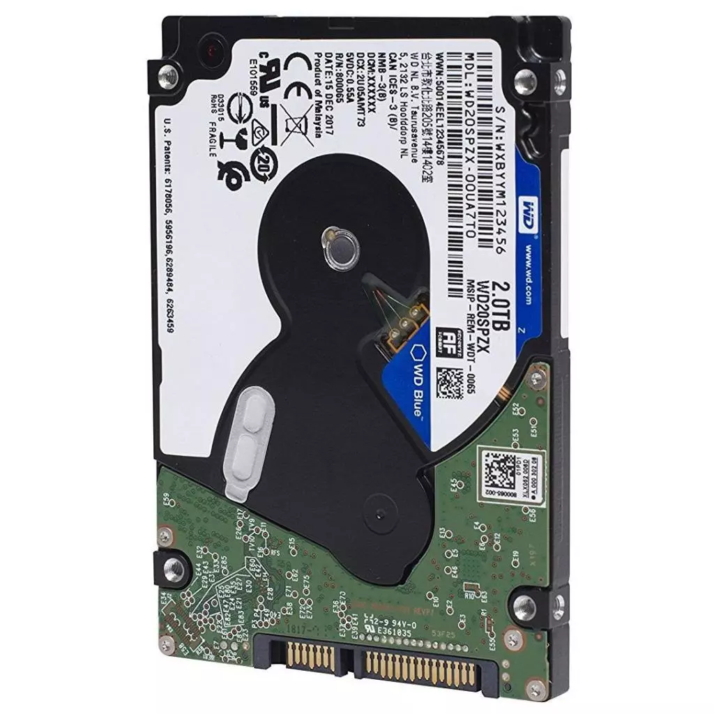 Жесткий диск для ноутбука 2.5" 2TB WD (WD20SPZX) - 3 Жесткий диск для ноутбука 2.5" 2TB WD (WD20SPZX) - 3