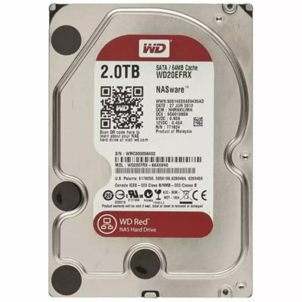 Жесткий диск 3.5" 2TB WD (WD20EFRX)
