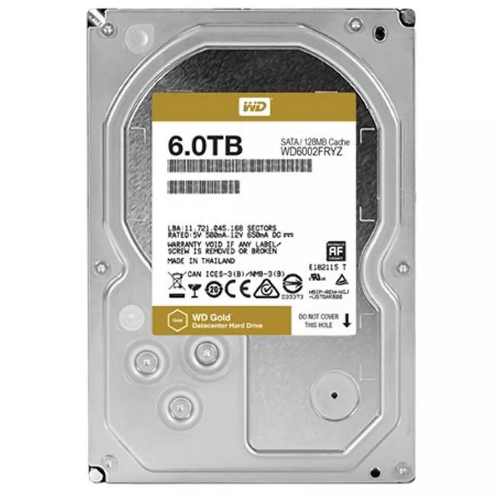 Жесткий диск 3.5" 6TB WD (WD6002FRYZ) - 1 Жесткий диск 3.5" 6TB WD (WD6002FRYZ) - 1