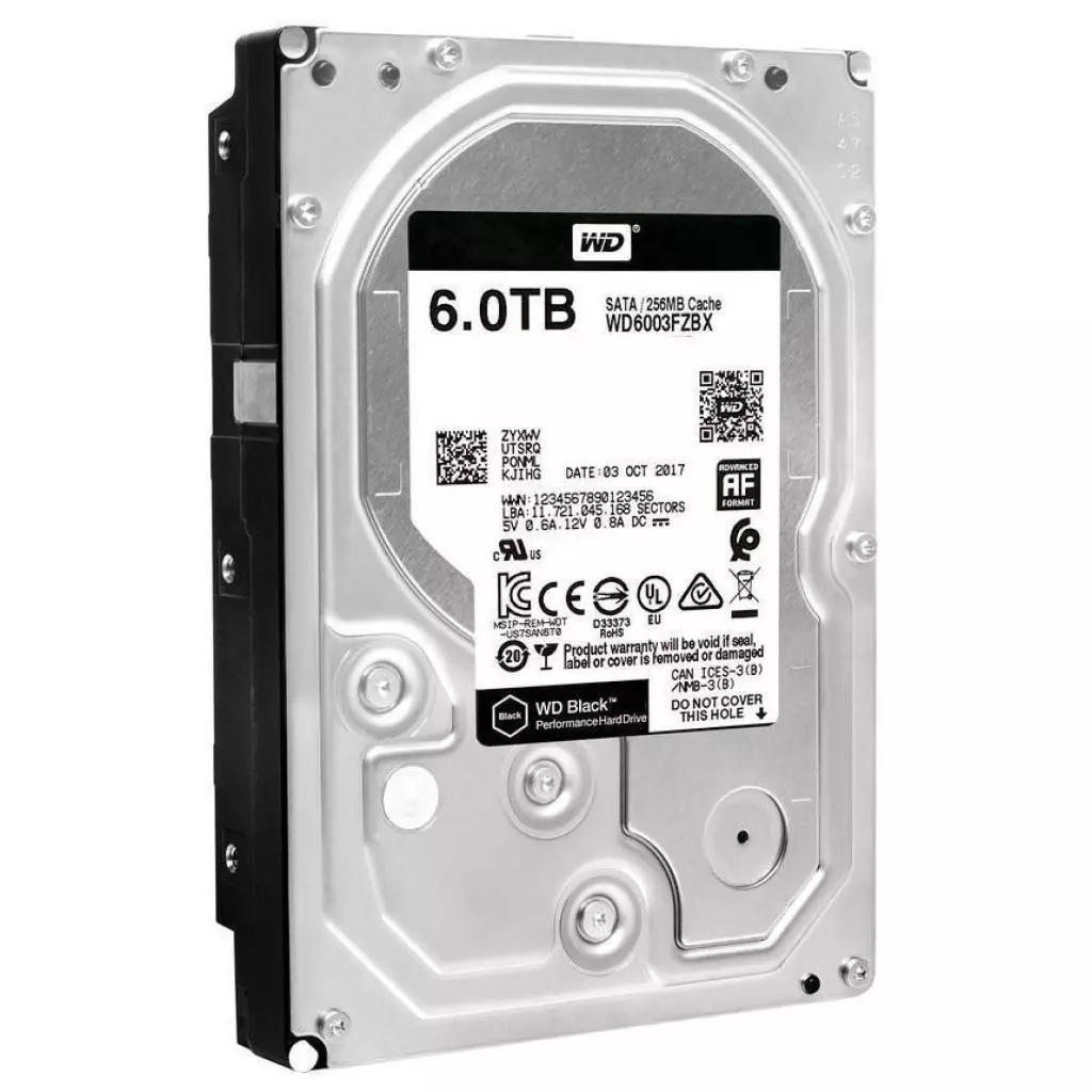 Жесткий диск 3.5" 6TB WD (WD6003FZBX) - 1 Жесткий диск 3.5" 6TB WD (WD6003FZBX) - 1