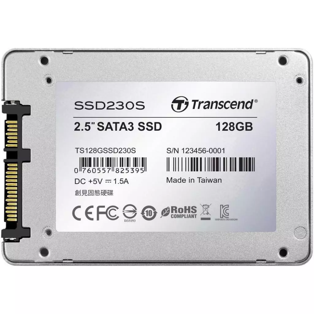 Накопитель SSD 2.5" 128GB Transcend (TS128GSSD230S) - 2 Накопитель SSD 2.5" 128GB Transcend (TS128GSSD230S) - 2