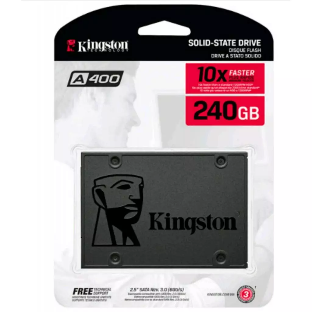 Накопитель SSD 2.5" 240GB Kingston (SA400S37/240G) - 4 Накопитель SSD 2.5" 240GB Kingston (SA400S37/240G) - 4