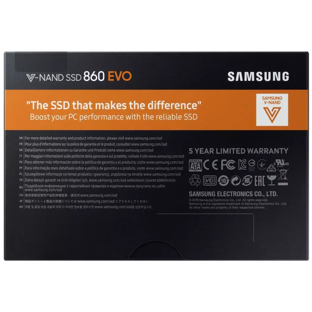 Накопитель SSD 2.5" 250GB Samsung (MZ-76E250BW) - 6 Накопитель SSD 2.5" 250GB Samsung (MZ-76E250BW) - 6