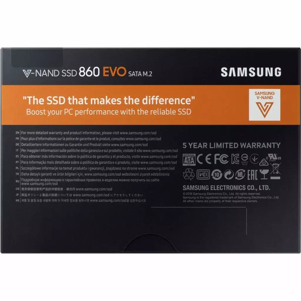 Накопитель SSD M.2 2280 250GB Samsung (MZ-N6E250BW) - 7 Накопитель SSD M.2 2280 250GB Samsung (MZ-N6E250BW) - 7