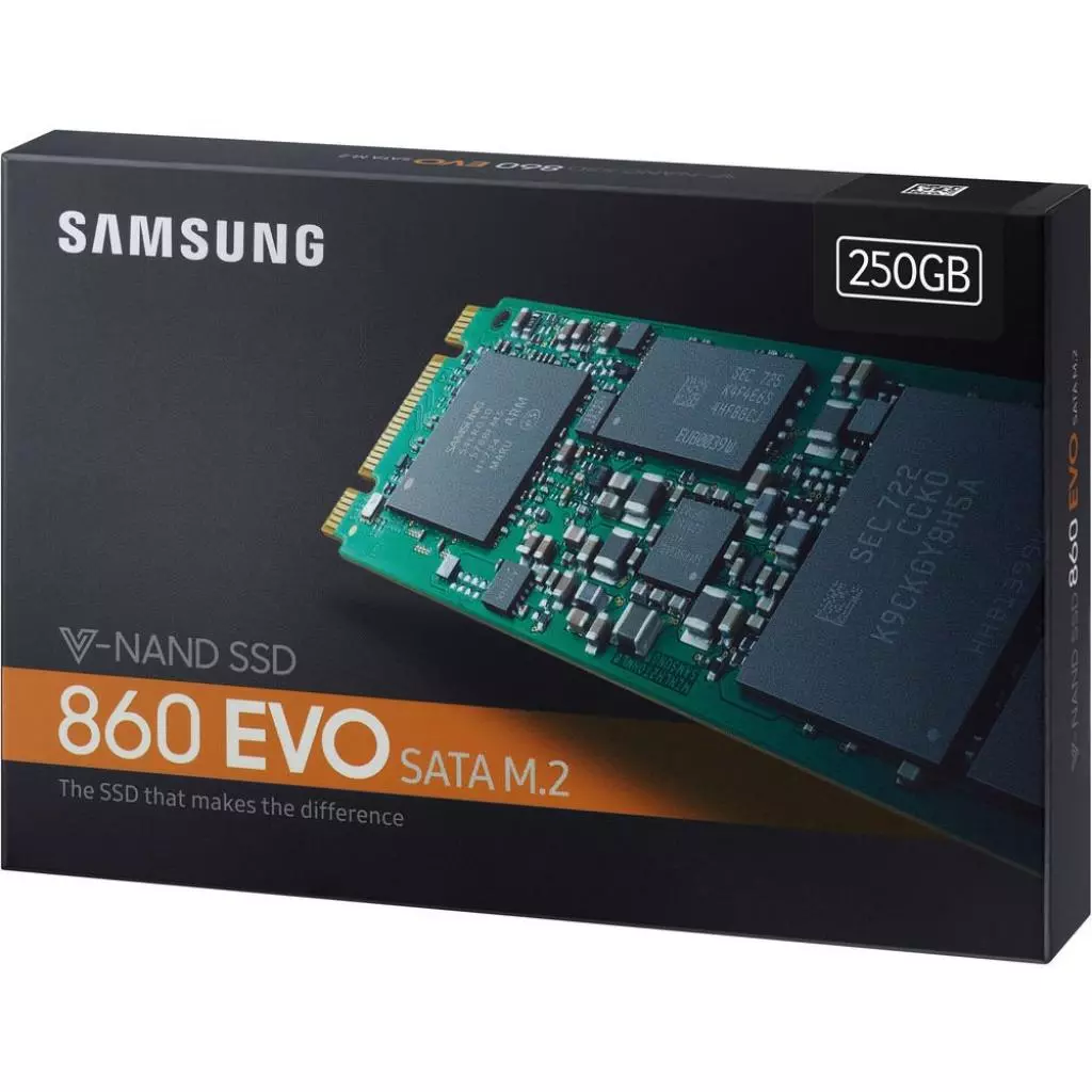 Накопитель SSD M.2 2280 250GB Samsung (MZ-N6E250BW) - 8 Накопитель SSD M.2 2280 250GB Samsung (MZ-N6E250BW) - 8