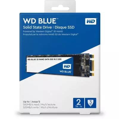 Накопитель SSD M.2 2280 2TB WD (WDS200T2B0B) - 1 Накопитель SSD M.2 2280 2TB WD (WDS200T2B0B) - 1