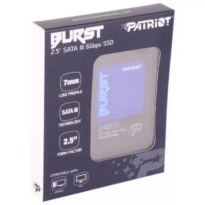 Накопитель SSD 2.5" 240GB Patriot (PBU240GS25SSDR) - 6 Накопитель SSD 2.5" 240GB Patriot (PBU240GS25SSDR) - 6