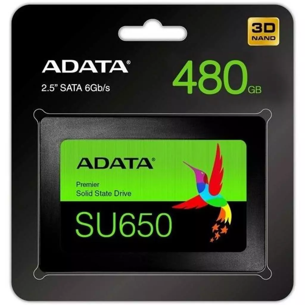 Накопитель SSD 2.5" 480GB ADATA (ASU650SS-480GT-R) - 4 Накопитель SSD 2.5" 480GB ADATA (ASU650SS-480GT-R) - 4
