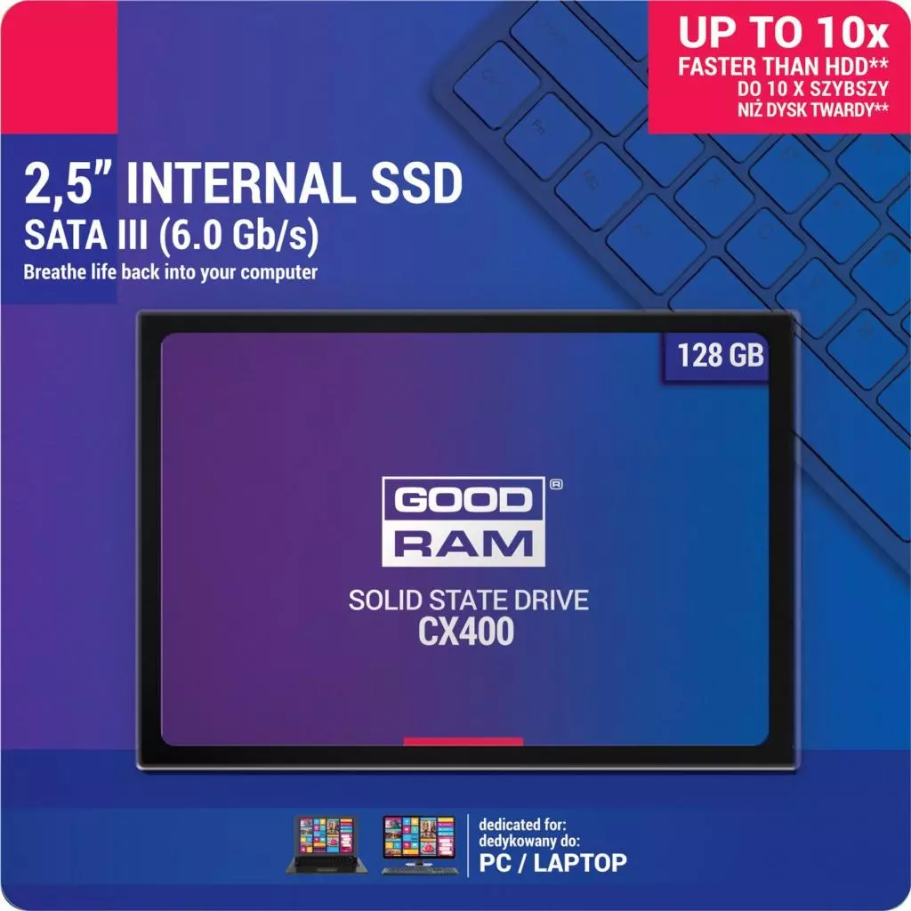 Накопитель SSD 2.5" 128GB Goodram (SSDPR-CX400-128) - 4