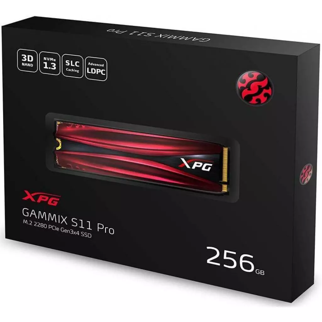 Накопитель SSD M.2 2280 256GB ADATA (AGAMMIXS11P-256GT-C) - 2 Накопитель SSD M.2 2280 256GB ADATA (AGAMMIXS11P-256GT-C) - 2