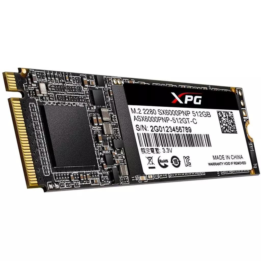 Накопитель SSD M.2 2280 512GB ADATA (ASX6000PNP-512GT-C) - 1