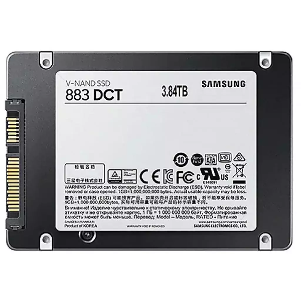 Накопитель SSD 2.5" 3,8TB Samsung (MZ-7LH3T8NE) - 4 Накопитель SSD 2.5" 3,8TB Samsung (MZ-7LH3T8NE) - 4