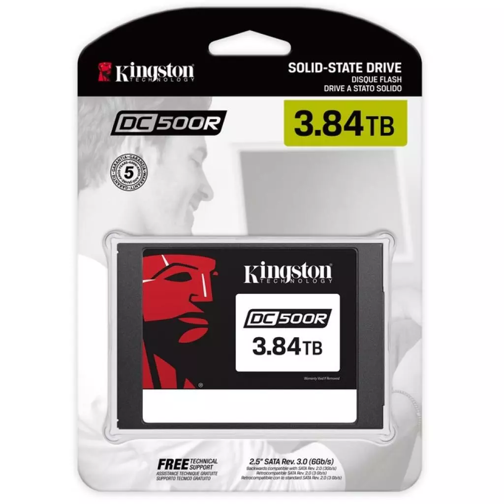 Накопитель SSD 2.5" 3.84TB Kingston (SEDC500R/3840G) - 3 Накопитель SSD 2.5" 3.84TB Kingston (SEDC500R/3840G) - 3