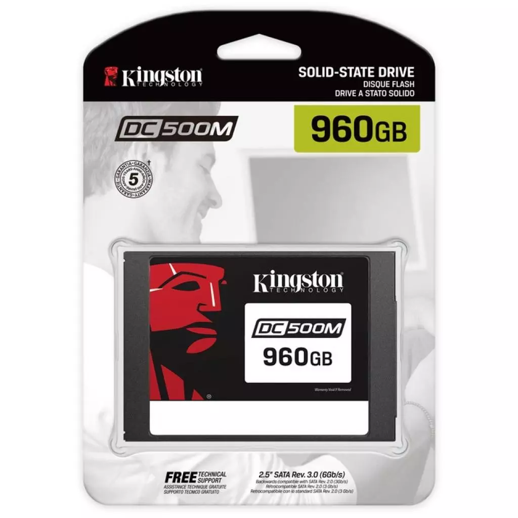 Накопитель SSD 2.5" 960GB Kingston (SEDC500M/960G) - 3