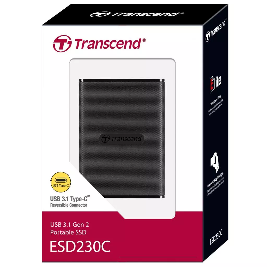 Накопитель SSD USB 3.1 960GB Transcend (TS960GESD230C) - 2