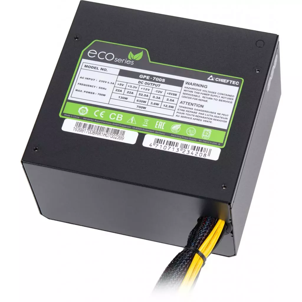 Блок питания Chieftec 700W (GPE-700S) - 4