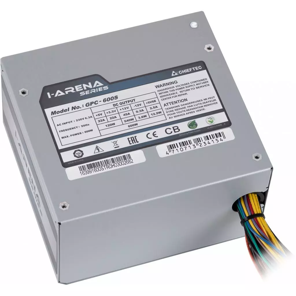 Блок питания Chieftec 600W (GPC-600S) - 3